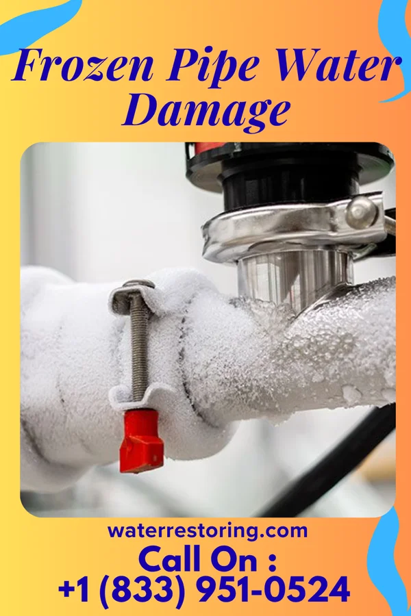 Frozen Pipe Water Damage in Lake Odessa, MI